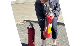 👩‍🚒　消火訓練を行いました　🚒